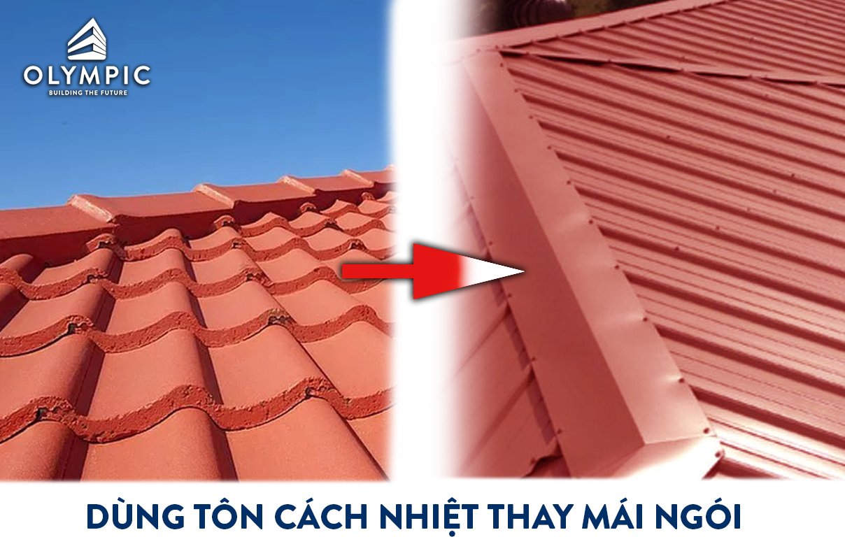 Tại sao nên dùng tôn cách nhiệt thay cho mái ngói?