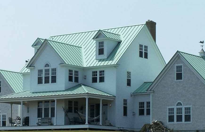 Kiến tạo mái nhà hoàn hảo với tôn chống cháy Olympic xanh ngọc