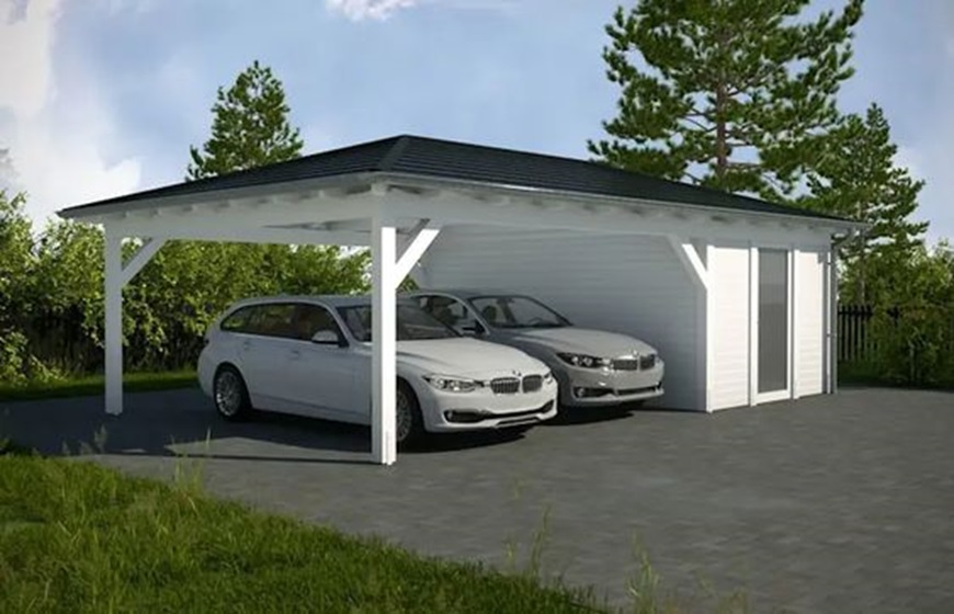 Tổng hợp các mẫu mái tôn nhà để xe được ưa chuộng trong năm 2025
