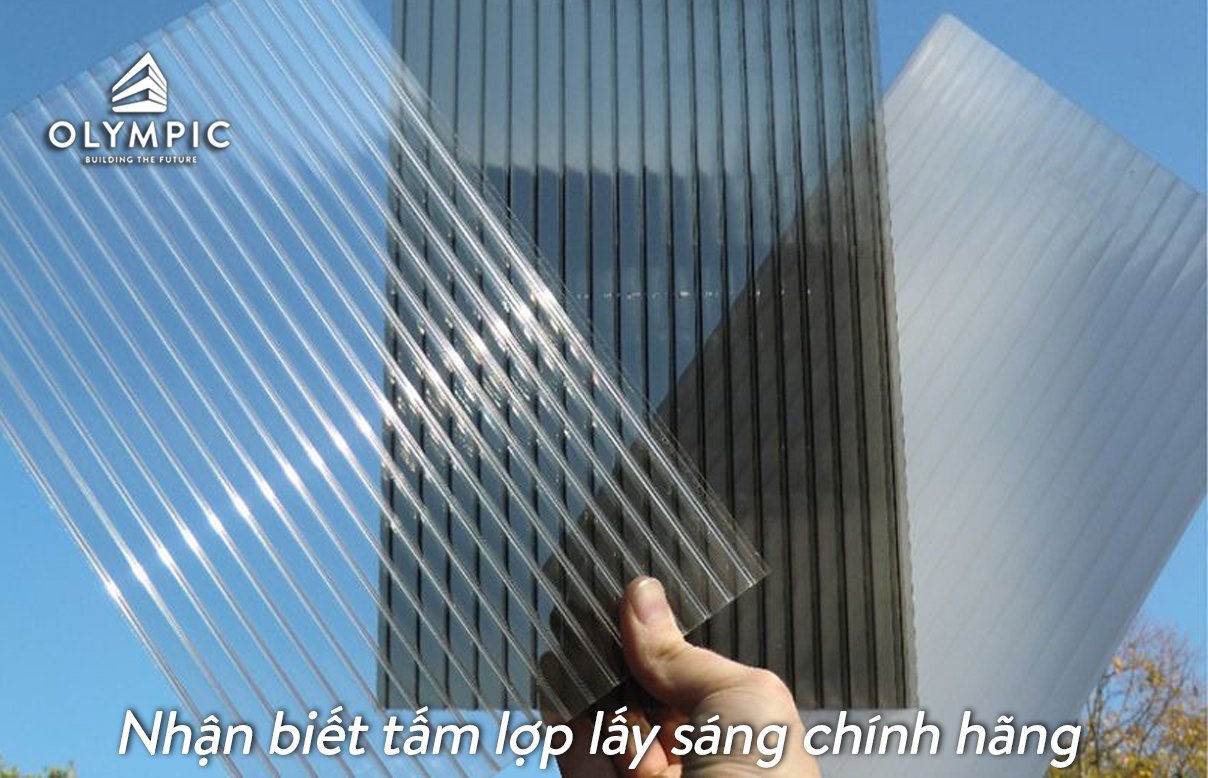 Cách nhận biết tấm lợp lấy sáng chính hãng