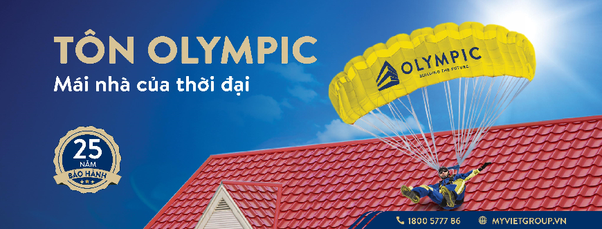 Tấm lợp cách nhiệt Olympic - sự lựa chọn hoàn hảo cho mọi công trình