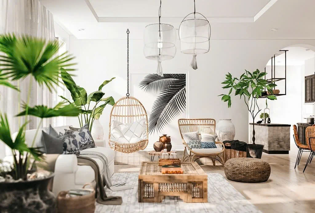 Cây xanh được bố trí hài hòa trong không gian sáng tự nhiên, tạo nên tổng thể sống động, thoáng đãng 