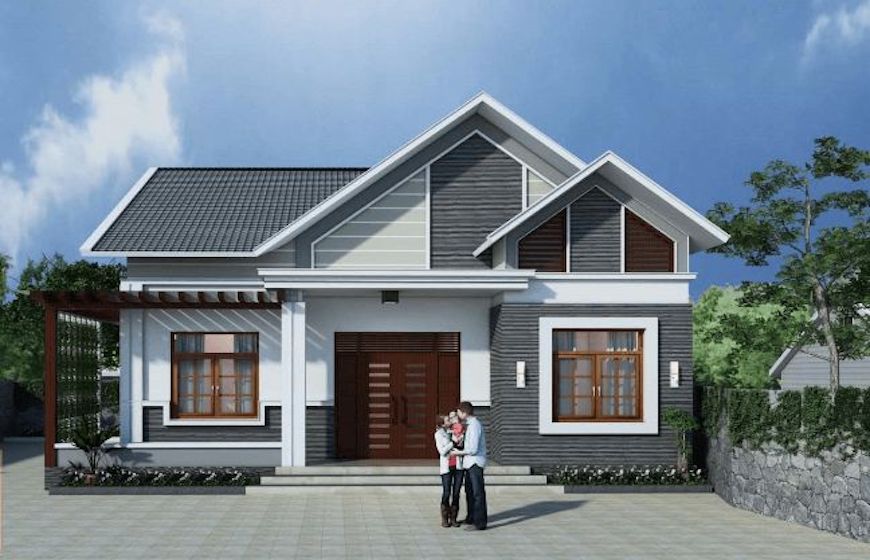 Tôn Olympic ghi xám mang đến vẻ đẹp tinh tế, gần gũi với thiên nhiên