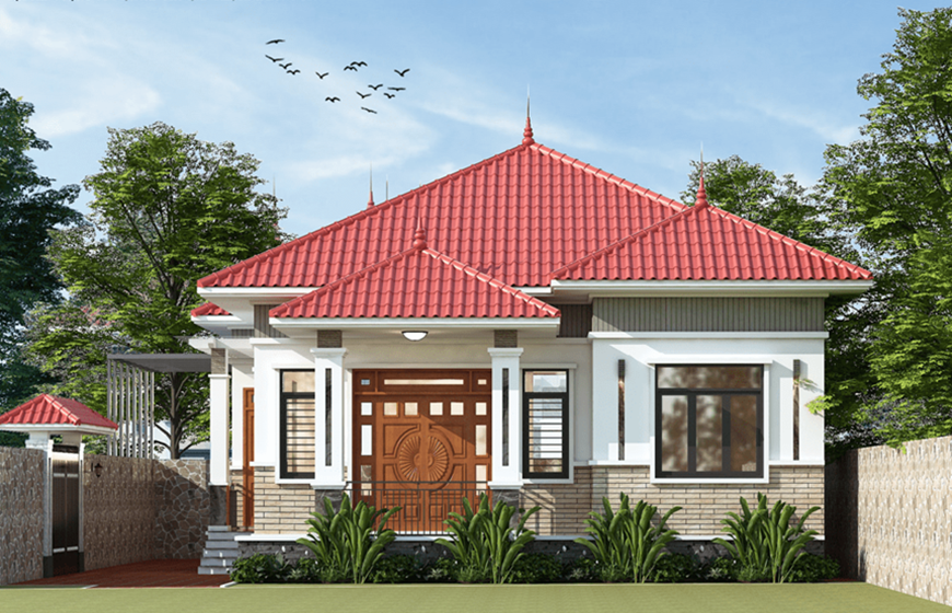 Tôn màu đỏ kim cương rất phù hợp cho gia chủ mệnh Hỏa