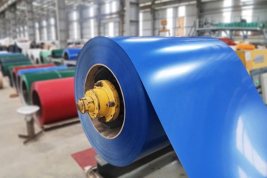 Tôn cuộn mạ màu cần được bảo quản đúng cách để tránh phai màu