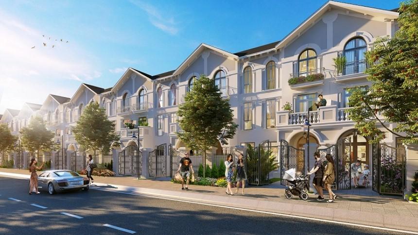 Xây dựng nhà liền kề giúp tiết kiệm đáng kể diện tích