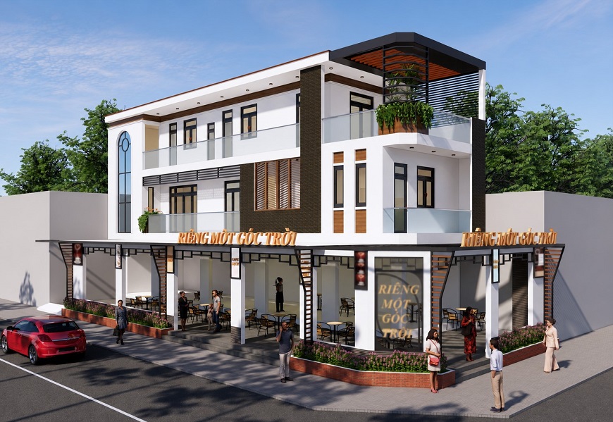 Mẫu nhà phố kết hợp kinh doanh là mô hình vừa đáp ứng nhu cầu sinh hoạt của gia đình, vừa tạo không gian kinh doanh thuận tiện ngay tại mặt tiền