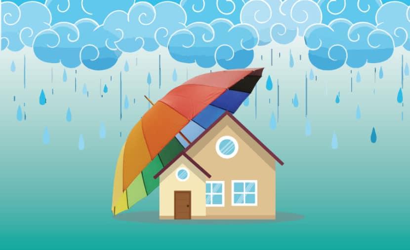 Độ dốc mái phù hợp với hướng nhà hạn chế tình trạng hắt mưa
