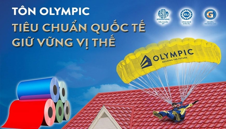 Thương hiệu tấm lợp tiêu chuẩn sản xuất Quốc Tế mang đến chất lượng sống đẳng cấp cho người Việt