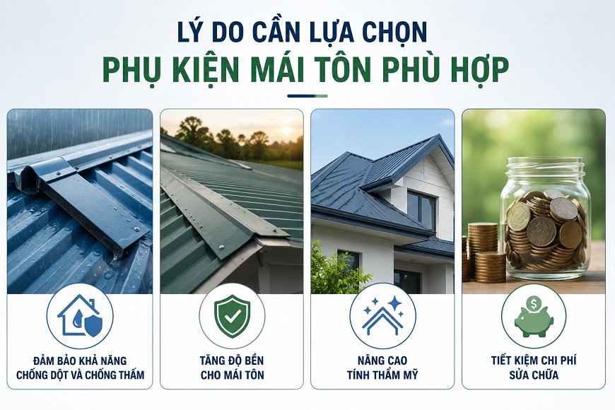 Việc lựa chọn đúng phụ kiện ngay từ đầu sẽ giúp tối ưu chi phí đầu tư, giảm thiểu rủi ro hư hại khi sử dụng, tiết kiệm chi phí sửa chữa và bảo trì về sau