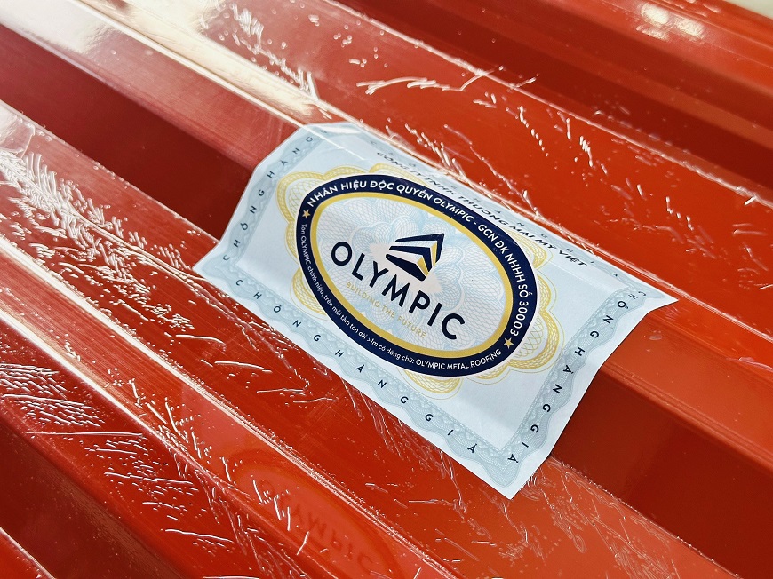 Tôn cán sóng 1 lớp Olympic với mẫu mã sang trọng, đẹp mắt