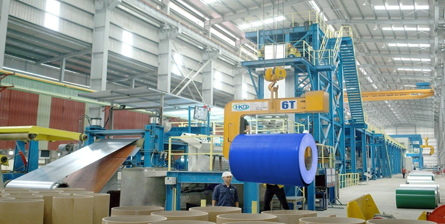 Mỹ Việt Group là đơn vị độc quyền sản xuất tôn mạ màu Olympic cùng các sản phẩm khác thuộc thương hiệu tôn - thép Olympic 