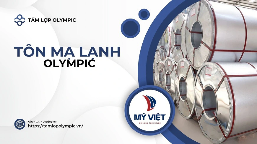 Tôn cuộn mạ lạnh Olympic được ứng dụng dây chuyền hiện đại trong sản xuất