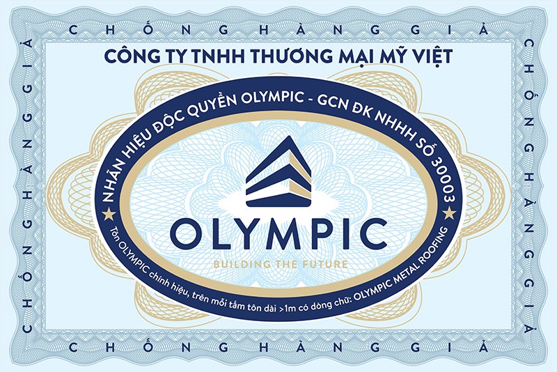 Tem chống hàng giả của thương hiệu Tôn Olympic