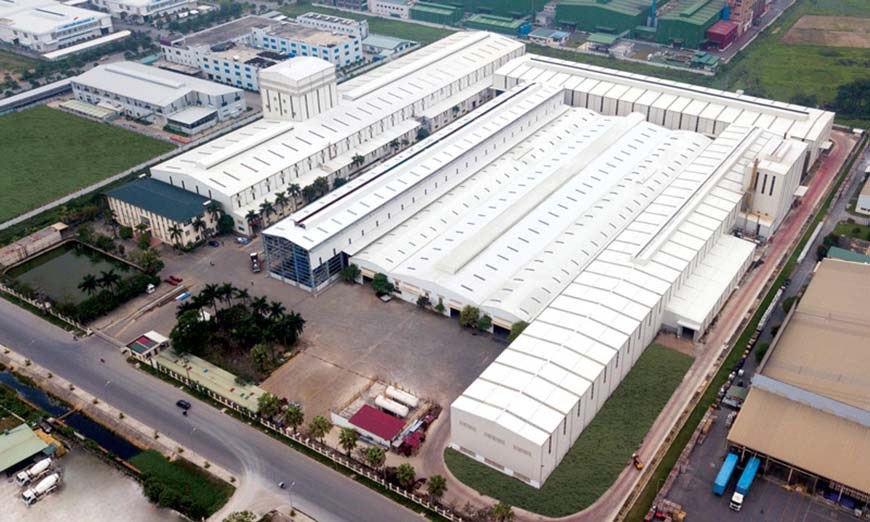 Nhà máy sản xuất tôn Olympic hiện đại thuộc Mỹ Việt group