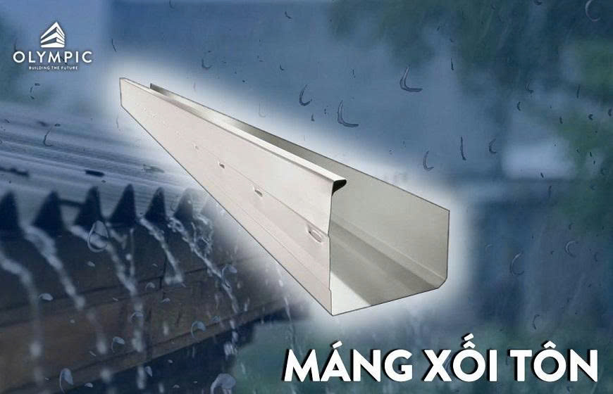 Máng xối tôn Olympic là giải pháp được nhiều chủ đầu tư lựa chọn nhằm tối ưu chi phí bảo trì, đồng thời đảm bảo tính thẩm mỹ và độ bền lâu dài cho công trình trong điều kiện thời tiết mưa nắng thất thường tại Việt Nam