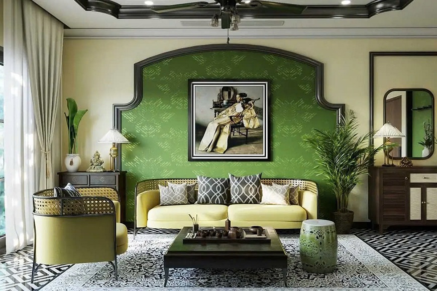 Phong cách Indochine là lựa chọn lý tưởng cho những gia chủ yêu thích sự hoài cổ nhưng vẫn muốn giữ được sự thanh lịch và tiện nghi trong không gian sống của mình