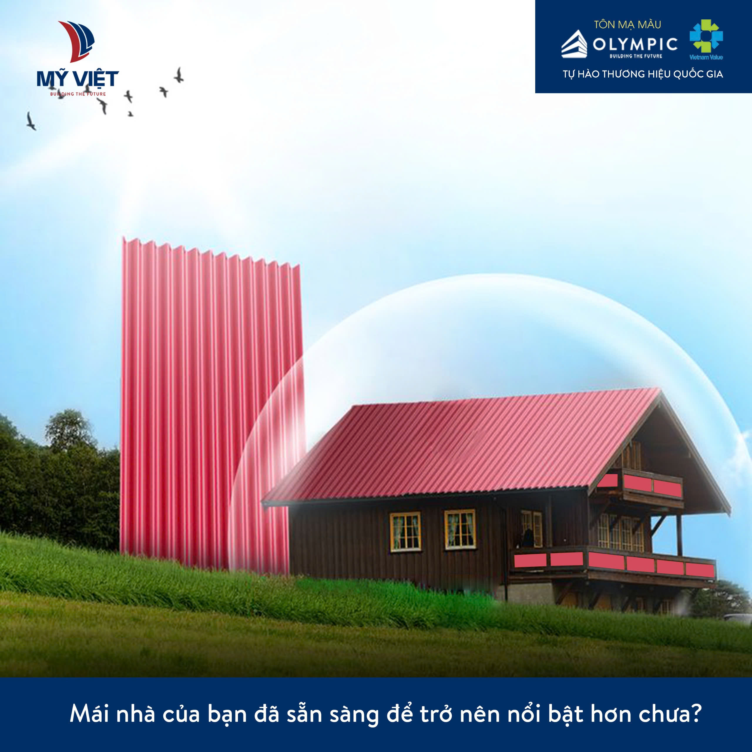 Tôn cách nhiệt 11 sóng Olympic là lựa chọn hàng đầu cho nhà ở dân dụng