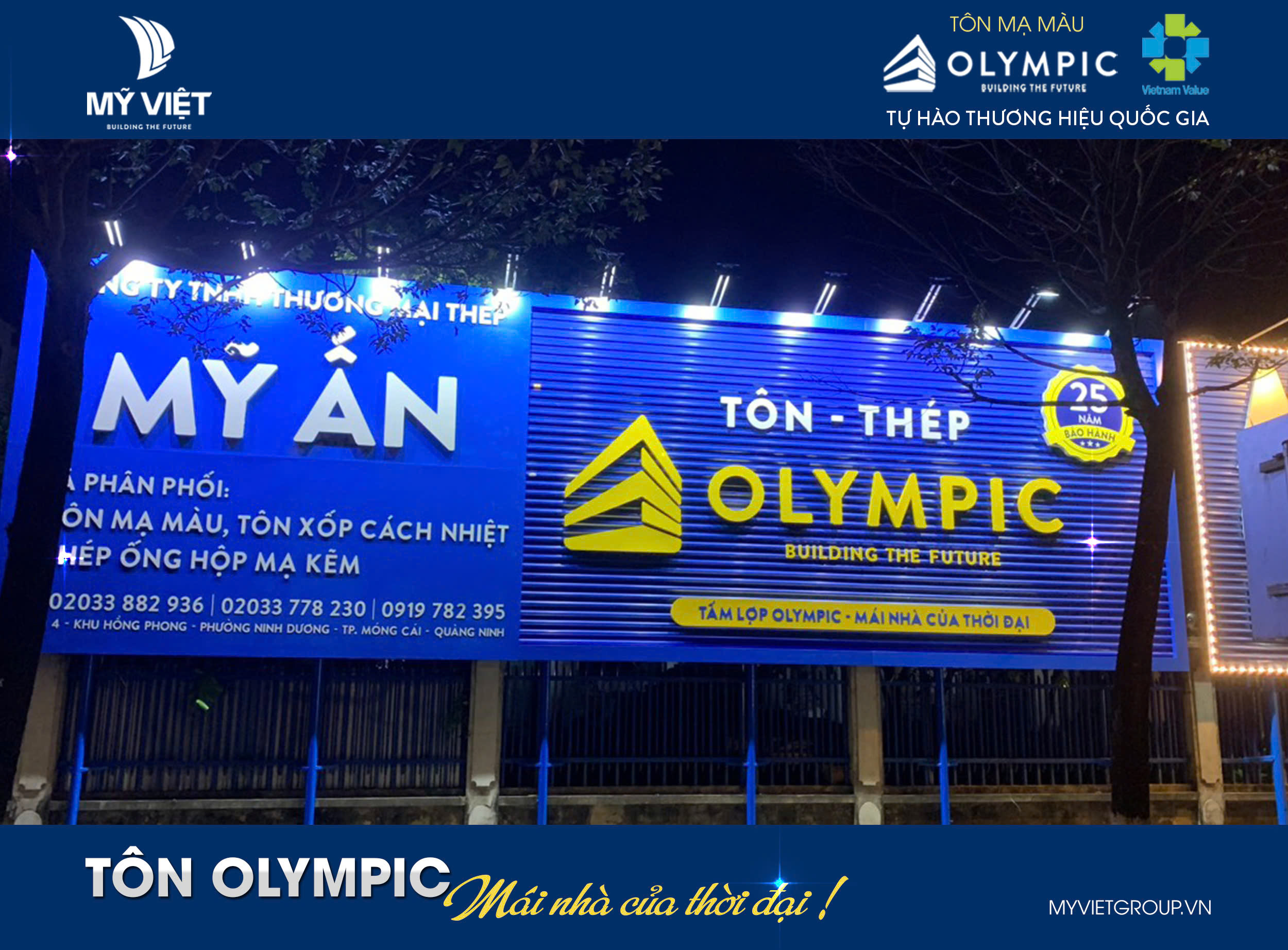 Mua tôn cách nhiệt sóng ngói Olympic chính hãng tại các hệ thống đại lý phân phối ủy quyền