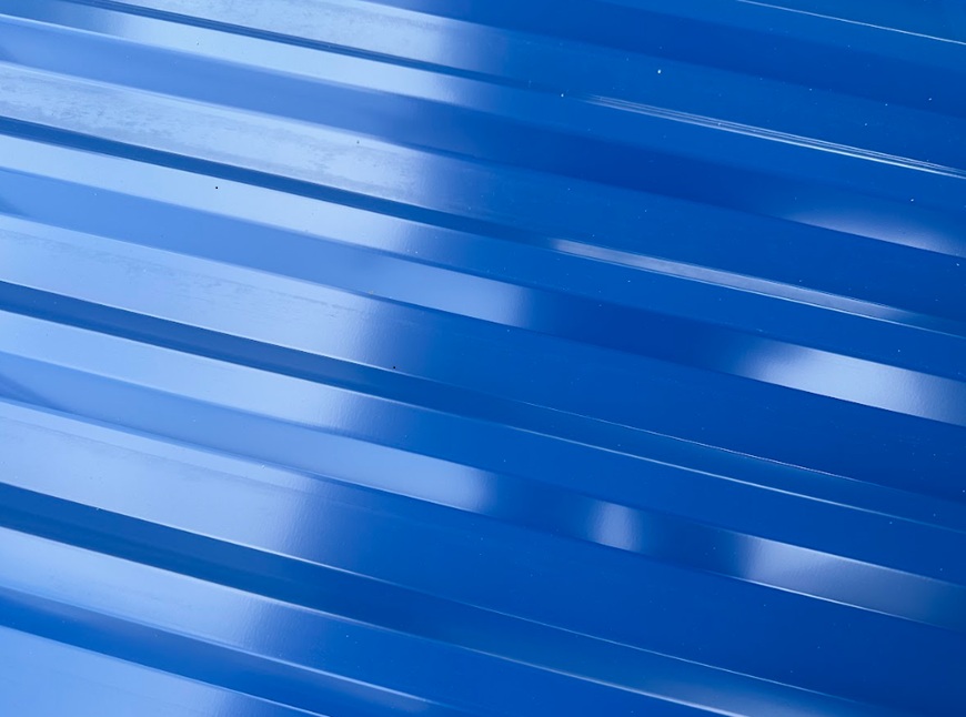 Cận cảnh lớp lớp bề mặt của tôn Olympic