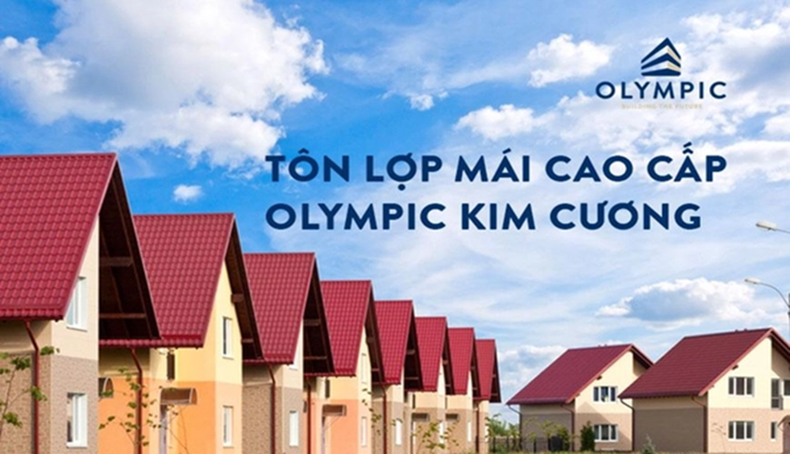 Tôn giả ngói Olympic kim cương là sự kết hợp hoàn hảo giữa các nét đẹp của mái ngói cổ điển và mái tôn hiện đại