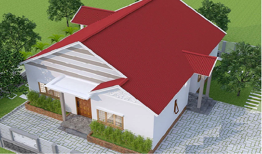 Mẫu thiết kế nhà cấp 4 lợp tôn cơ bản và hiện đại