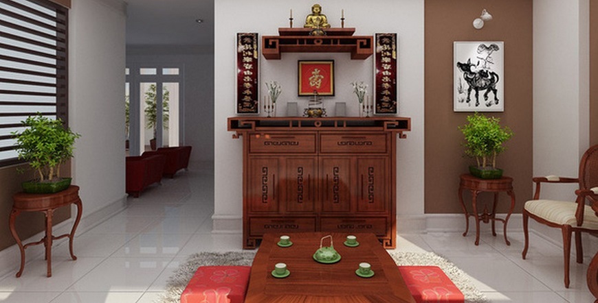 Nhà vệ sinh không nên đặt cạnh hoặc trong phòng thờ