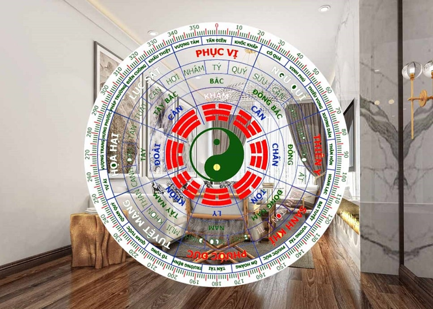 Bố trí không gian phù hợp sẽ giúp xua đuổi điều không may mắn cho gia chủ