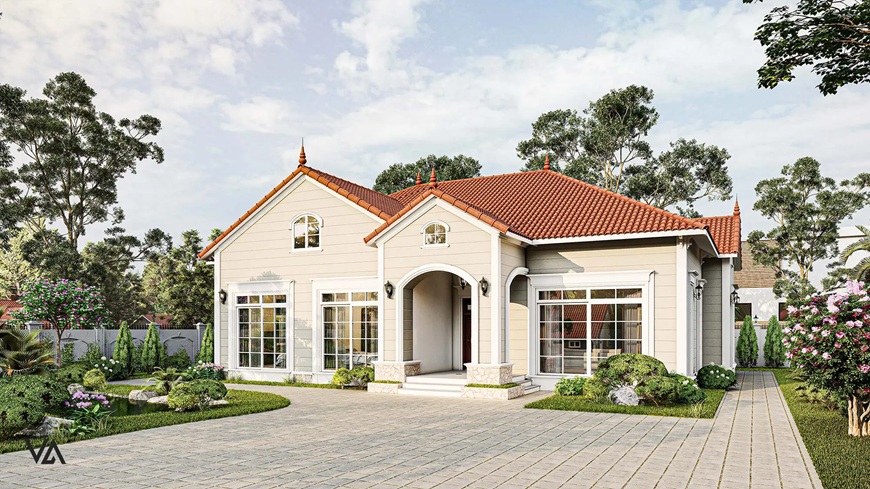 Các thiết kế nhà cổ điển như mái Thái, mái Nhật nên dùng tôn sóng ngói, vừa giữ lại nét đẹp truyền thống vừa giúp tối ưu chi phí lâu dài 