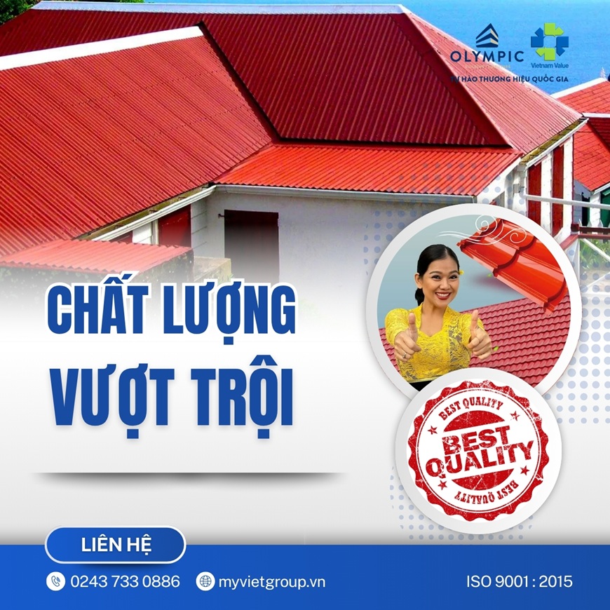 Tôn Olympic - Thương hiệu Tôn chất lượng vượt trội được nhà thầu tin dùng