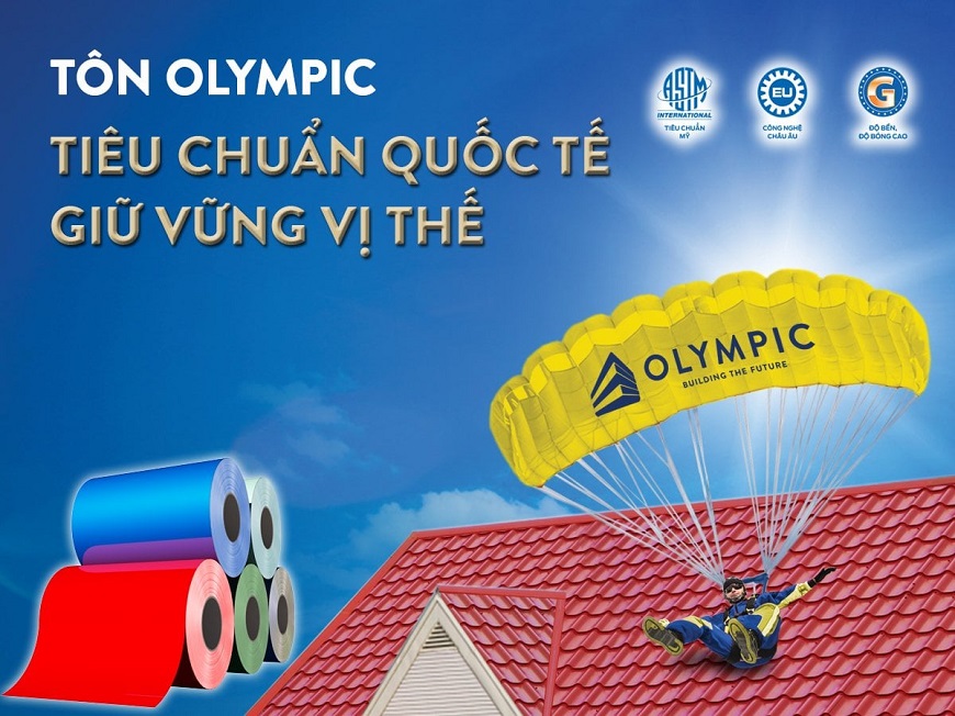 Thương hiệu tôn mạ màu Olympic đã có mặt trên thị trường gần 35 năm