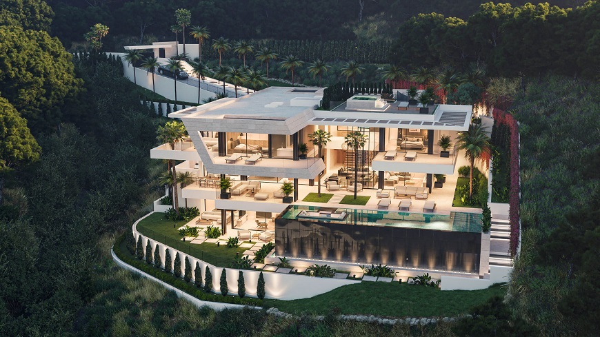 Biệt thự sang trọng kết hợp không gian trong nhà và ngoài trời đang là một xu hướng nổi bật