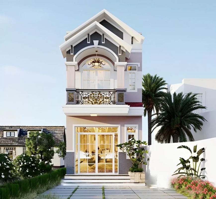 Bố trí vị trí và vật liệu sử dụng cho cửa và ban công sao cho phù hợp với thời tiết và tổng thể