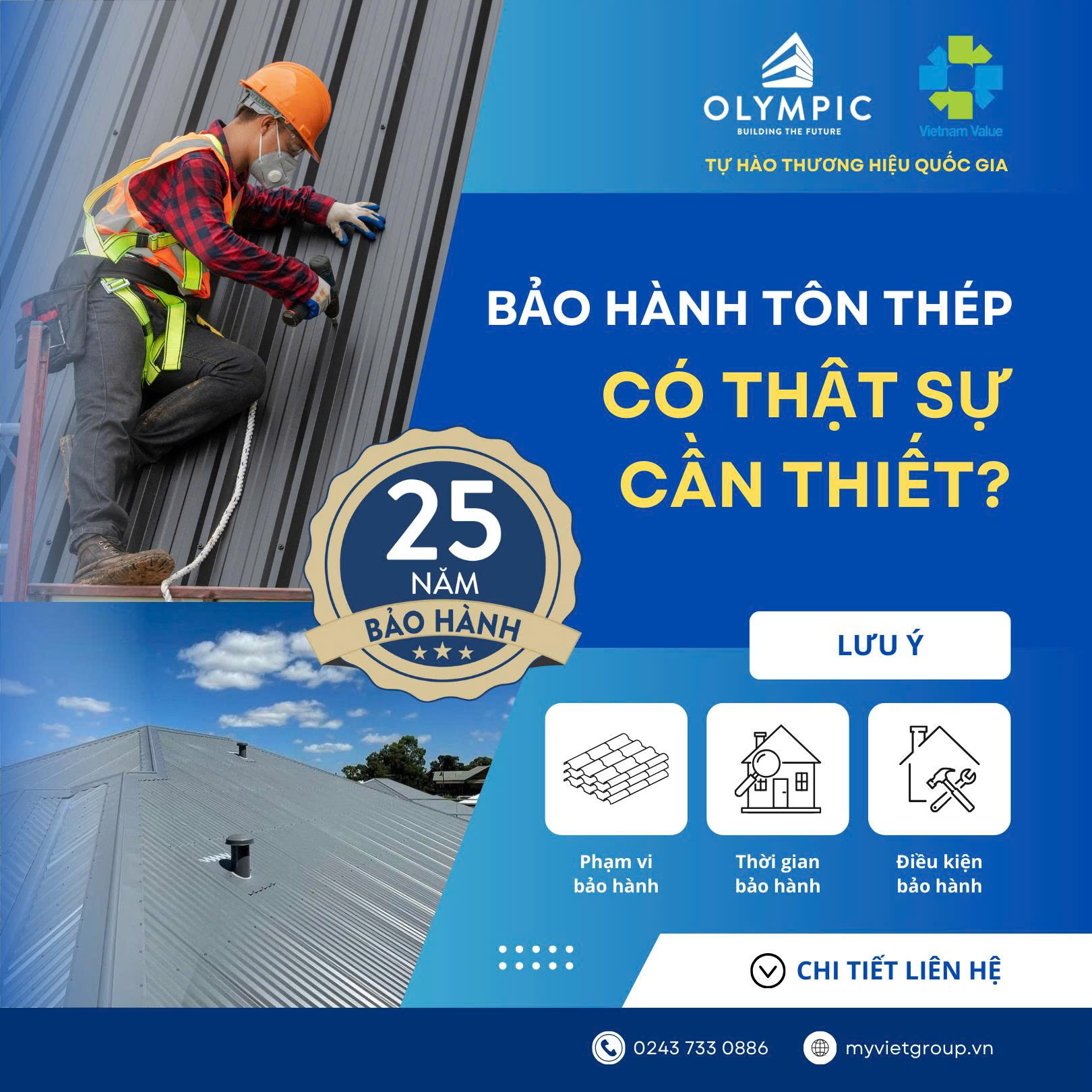 Phiếu bảo hành 25 năm là sự cam kết vàng của nhà sản xuất về chất lượng và độ bền vượt trội của sản phẩm