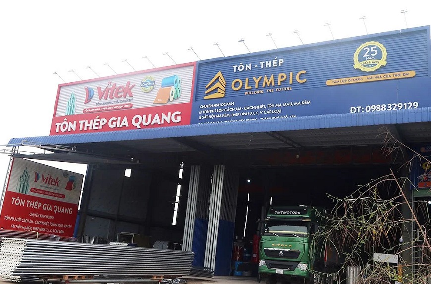 Mua tôn cách nhiệt 11 sóng Olympic tại các đại lý chính hãng để an tâm về chất lượng sản phẩm với chính sách bảo hành 25 năm 