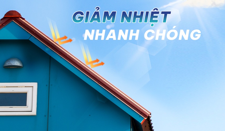 Cơ chế chống nóng của tôn cách nhiệt Olympic 11 sóng