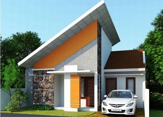 Mẫu nhà mái tôn chống nóng gác lửng dành cho gia đình trẻ