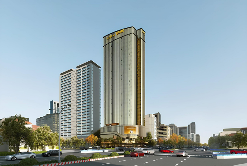 Tòa nhà thương mại dịch vụ cosmo royal Đà Nẵng do Tập đoàn Xây dựng Central trúng thầu