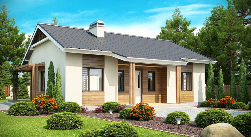 Không gian xanh giúp công trình nhà cấp 4 thêm ấn tượng và thu hút