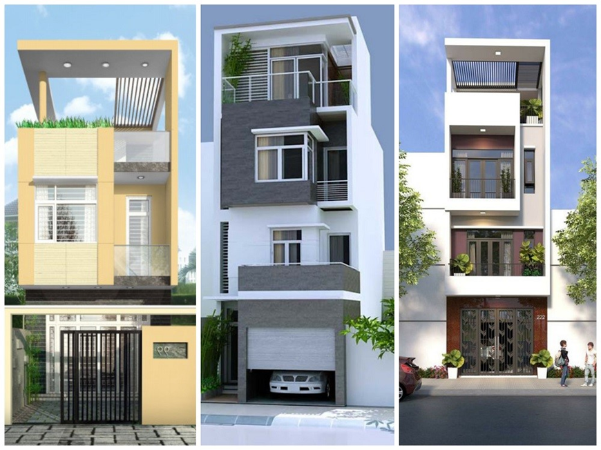 Công trình nhà ống sở hữu diện mạo hiện đại và phong cách với sơn sáng màu