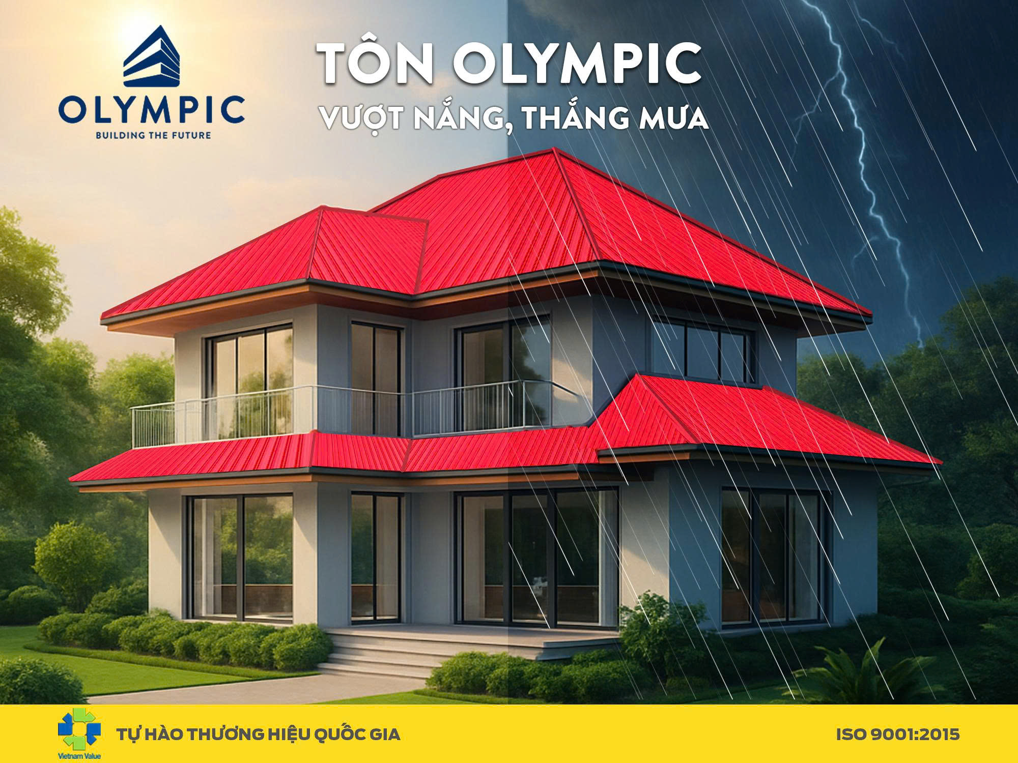 Tôn Olympic - Vượt nắng, thắng mưa cùng gia đình Việt