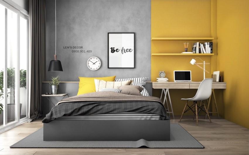 Màu vàng đem lại niềm vui và sức sống cho công trình
