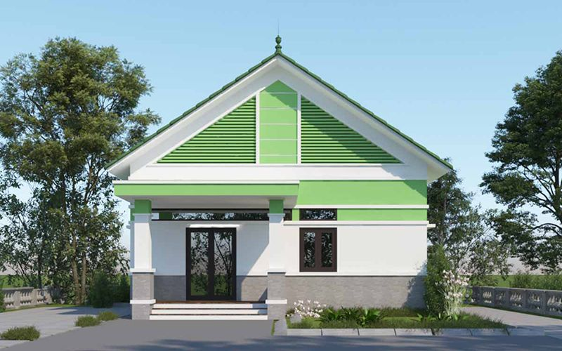 Những gam màu xanh tươi mát rất thích hợp với gia chủ mệnh Mộc