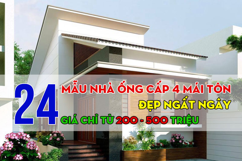 Top mặt tiền nhà cấp 4 mái tôn đơn giản  Thiết kế nhà biệt thự Vinahouse