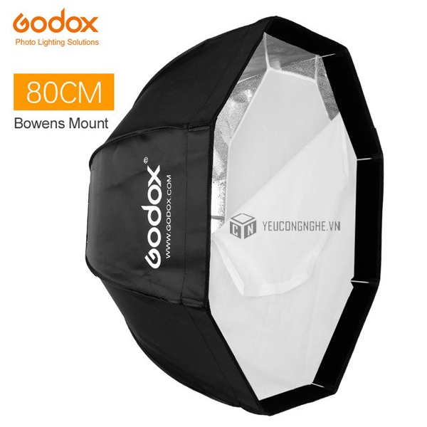 Softbox bát giác thao tác nhanh đường kính 80cm Godox Octagon