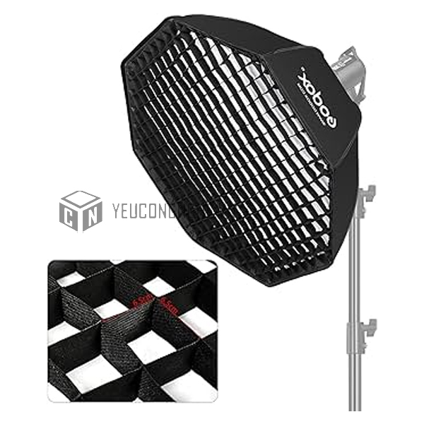 Softbox Godox bát giác thao tác nhanh đường kính 95cm kèm grid lưới tổ ong