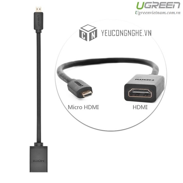 Cáp chuyển đổi HDMI to Micro HDMI Ugreen 20134