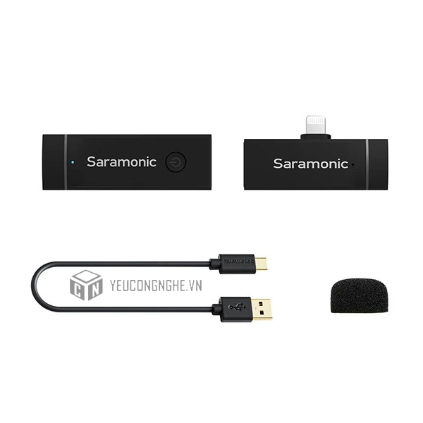 Micro không dây Saramonic Blink Go kit - Cổng lightning cho Iphone/ Ipad