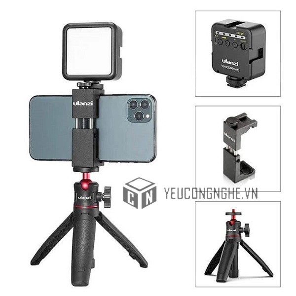 Gá kẹp điện thoại Ulanzi ST-02S gắn tripod