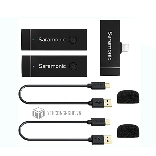Micro không dây Saramonic Blink Go kit - Cổng lightning cho Iphone/ Ipad
